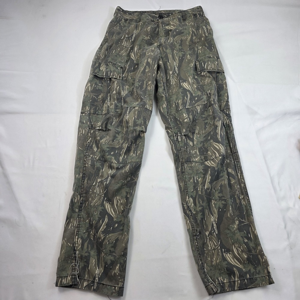 Vintage Smokey Branch Pants Mens 32x32 Multicolor Camo Canvas Cargo Hunting
